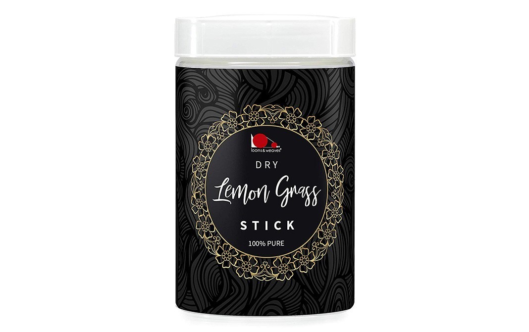 Looms & Weaves Dry Lemon Grass Stick    Jar  100 grams